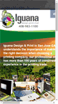 Mobile Screenshot of iguanadesignandprint.com